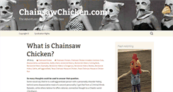 Desktop Screenshot of chainsawchicken.com