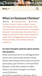 Mobile Screenshot of chainsawchicken.com